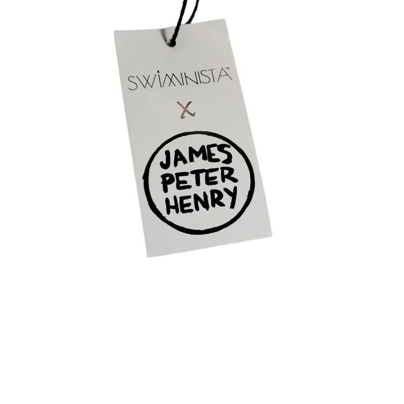 NEW SWIMINISTA X JAMES PETER HENRY Marvelous one-piece art toss print M - Picture 5 of 12